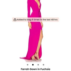 Nookie Fuchsia Long Sleeve Dress